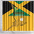 Custom Jamaica Lacrosse Shower Curtain Streamertail Hummingbird With Flag - Wonder Print Shop