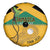 Custom Jamaica Lacrosse Spare Tire Cover Streamertail Hummingbird With Flag - Wonder Print Shop