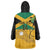 Custom Jamaica Lacrosse Wearable Blanket Hoodie Streamertail Hummingbird With Flag - Wonder Print Shop