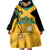 Custom Jamaica Lacrosse Wearable Blanket Hoodie Streamertail Hummingbird With Flag - Wonder Print Shop
