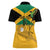 Custom Jamaica Lacrosse Women Polo Shirt Streamertail Hummingbird With Flag - Wonder Print Shop