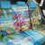Flamingo Aloha Hawaii Back Car Seat Cover It's 5 O’Clock Somewhere Tropical Vibes - Wonder Print Shop