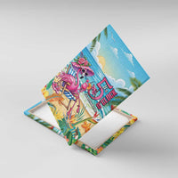 Flamingo Aloha Hawaii Canvas Wall Art It's 5 O’Clock Somewhere Tropical Vibes - Wonder Print Shop