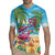 Flamingo Aloha Hawaii Rugby Jersey It's 5 O’Clock Somewhere Tropical Vibes - Wonder Print Shop