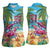 Flamingo Aloha Hawaii Women Sleeveless Polo Shirt It's 5 O’Clock Somewhere Tropical Vibes - Wonder Print Shop