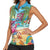 Flamingo Aloha Hawaii Women Sleeveless Polo Shirt It's 5 O’Clock Somewhere Tropical Vibes - Wonder Print Shop