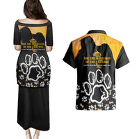 Custom International Dog Day Couples Matching Puletasi Dress and Hawaiian Shirt Dogs Are The Magicians Of The Universe - Wonder Print Shop
