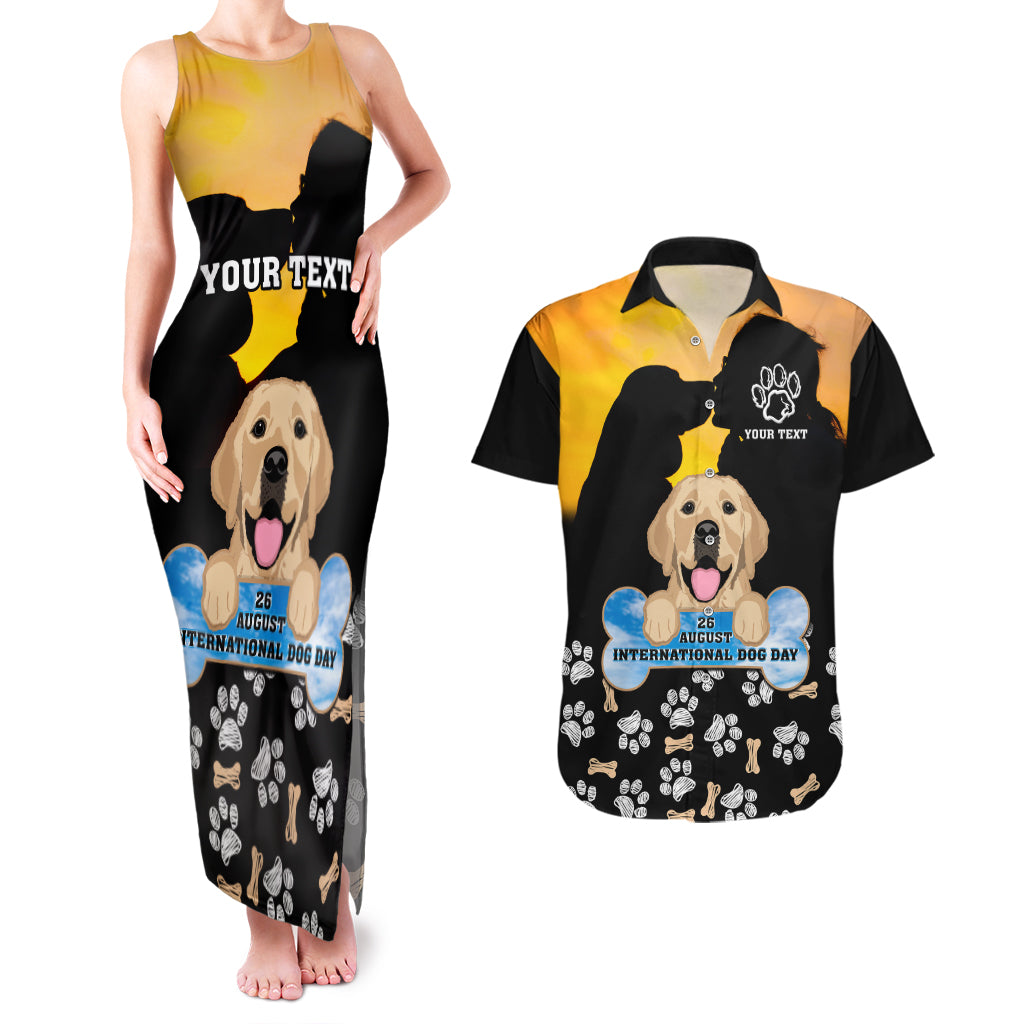 Custom International Dog Day Couples Matching Tank Maxi Dress And Hawaiian Shirt Dogs Are The Magicians Of The Universe - Wonder Print Shop