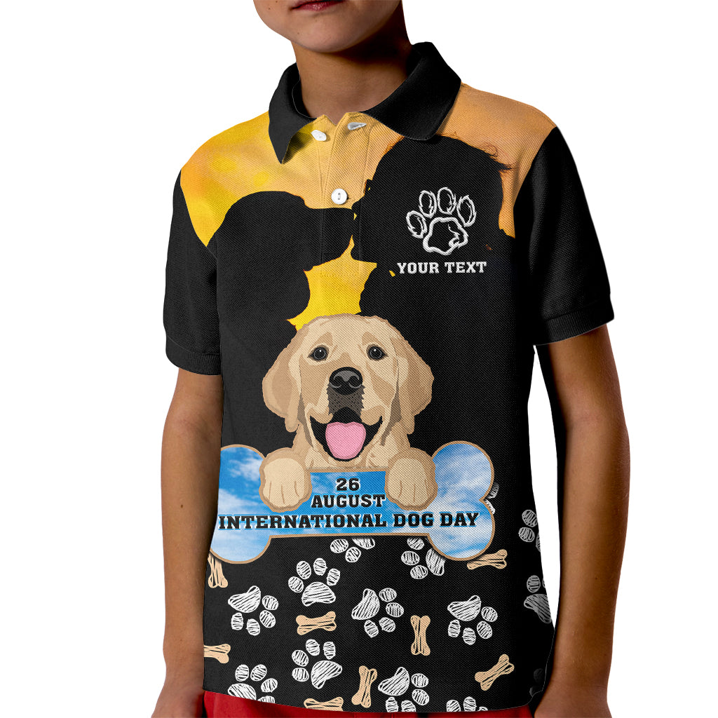 Custom International Dog Day Kid Polo Shirt Dogs Are The Magicians Of The Universe - Wonder Print Shop