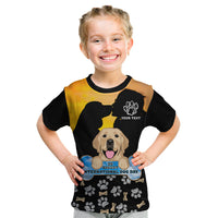 Custom International Dog Day Kid T Shirt Dogs Are The Magicians Of The Universe - Wonder Print Shop