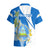 Custom Nicaragua Independence Day Hawaiian Shirt Nicaraguan Coat of Arms With Sacuanjoche Flowers - Wonder Print Shop