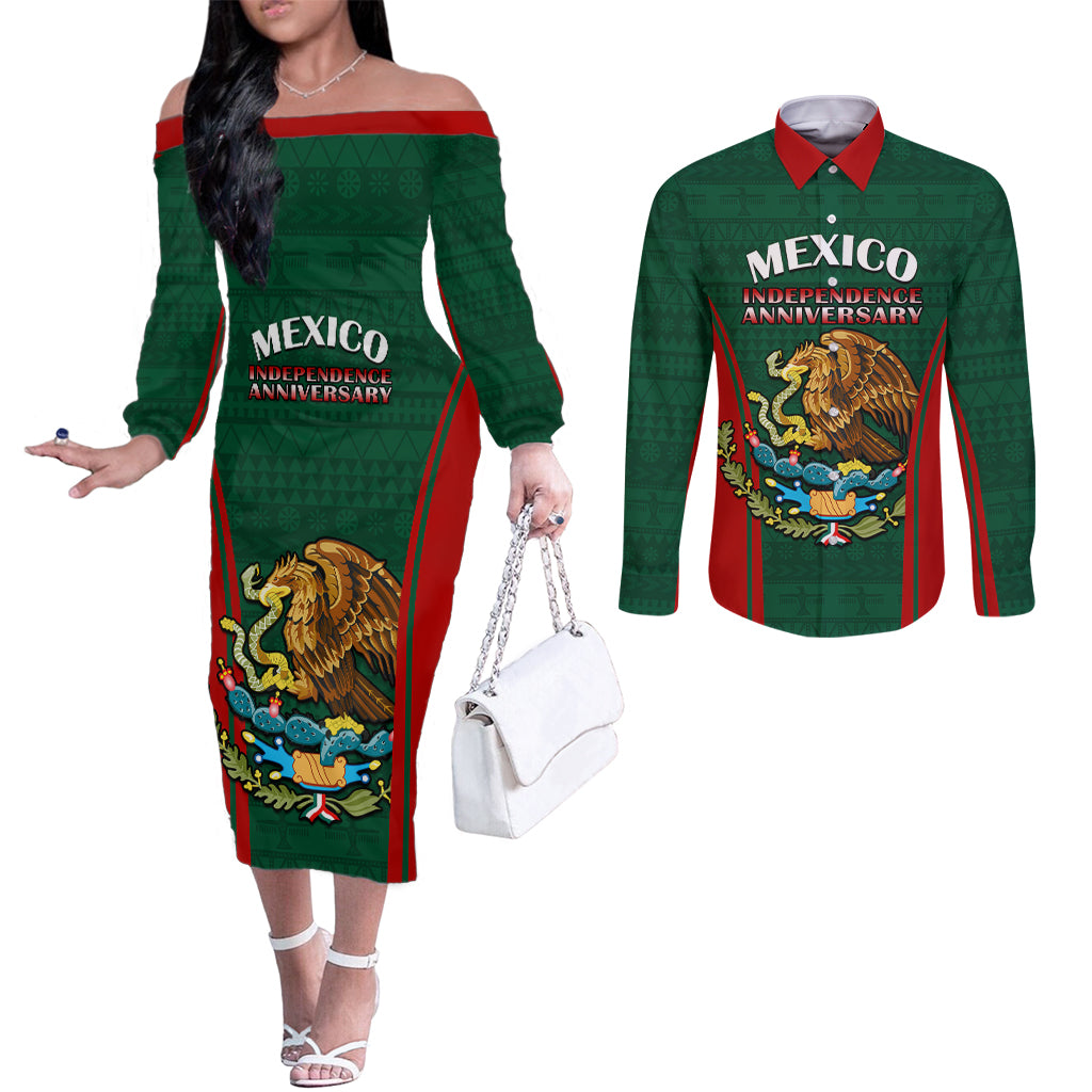 mexico-independence-day-couples-matching-off-the-shoulder-long-sleeve-dress-and-long-sleeve-button-shirts-happy-213th-anniversary-mexican-proud