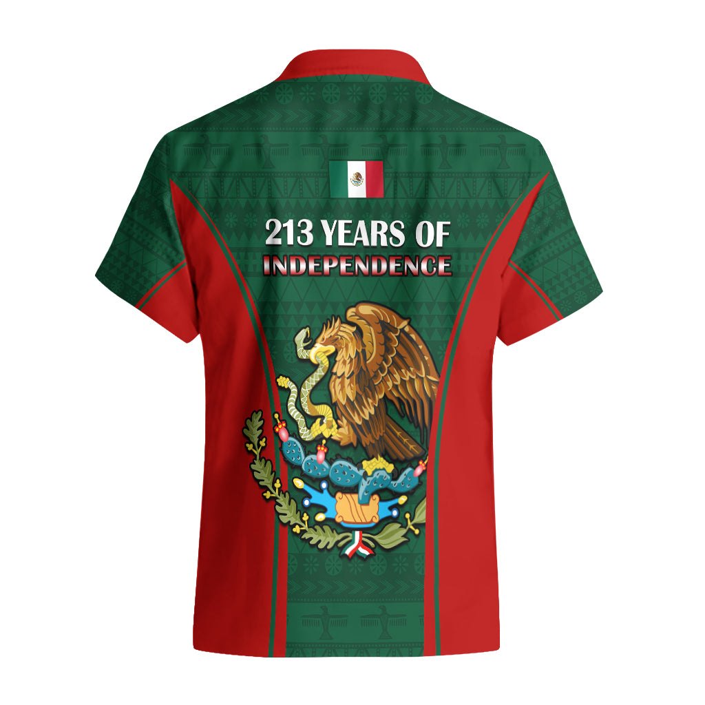 Mexico Independence Day Hawaiian Shirt Happy 213th Anniversary Mexican Proud - Wonder Print Shop