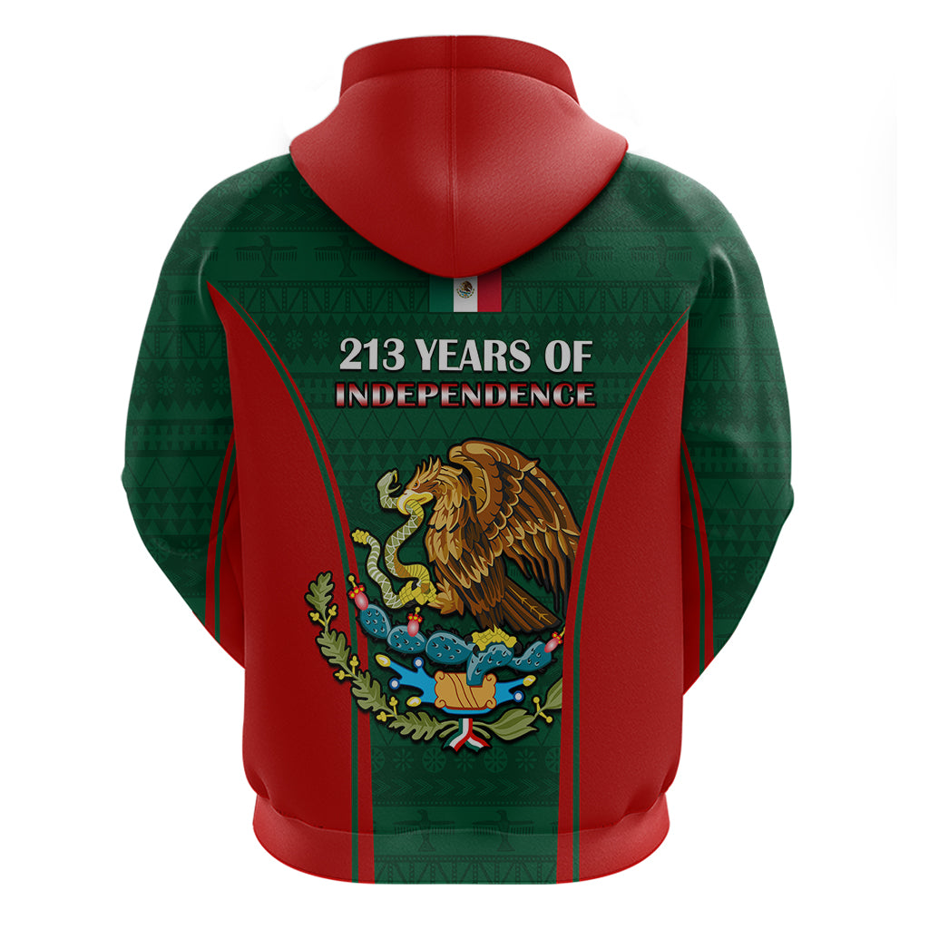 Mexico Independence Day Hoodie Happy 213th Anniversary Mexican Proud - Wonder Print Shop