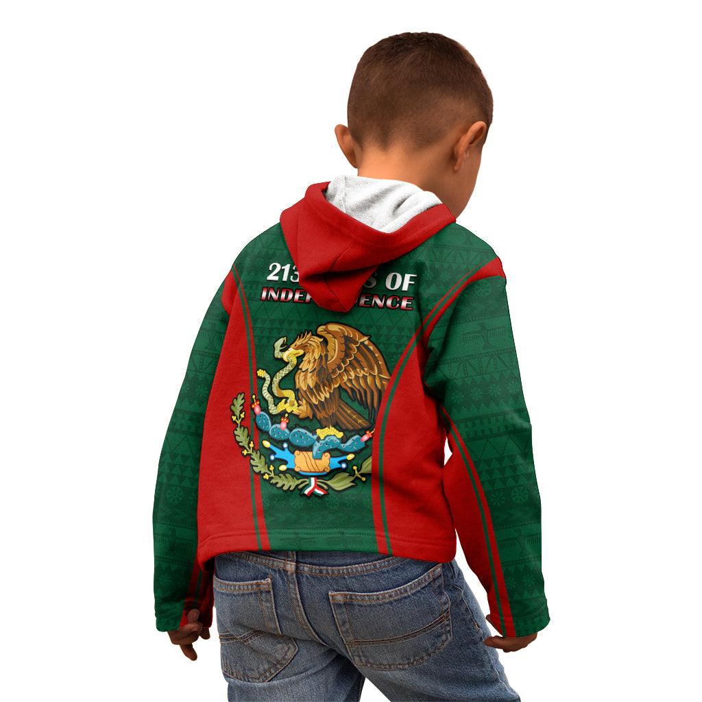 Mexico Independence Day Kid Hoodie Happy 213th Anniversary Mexican Proud - Wonder Print Shop