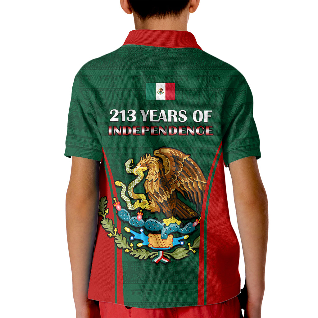 Mexico Independence Day Kid Polo Shirt Happy 213th Anniversary Mexican Proud - Wonder Print Shop