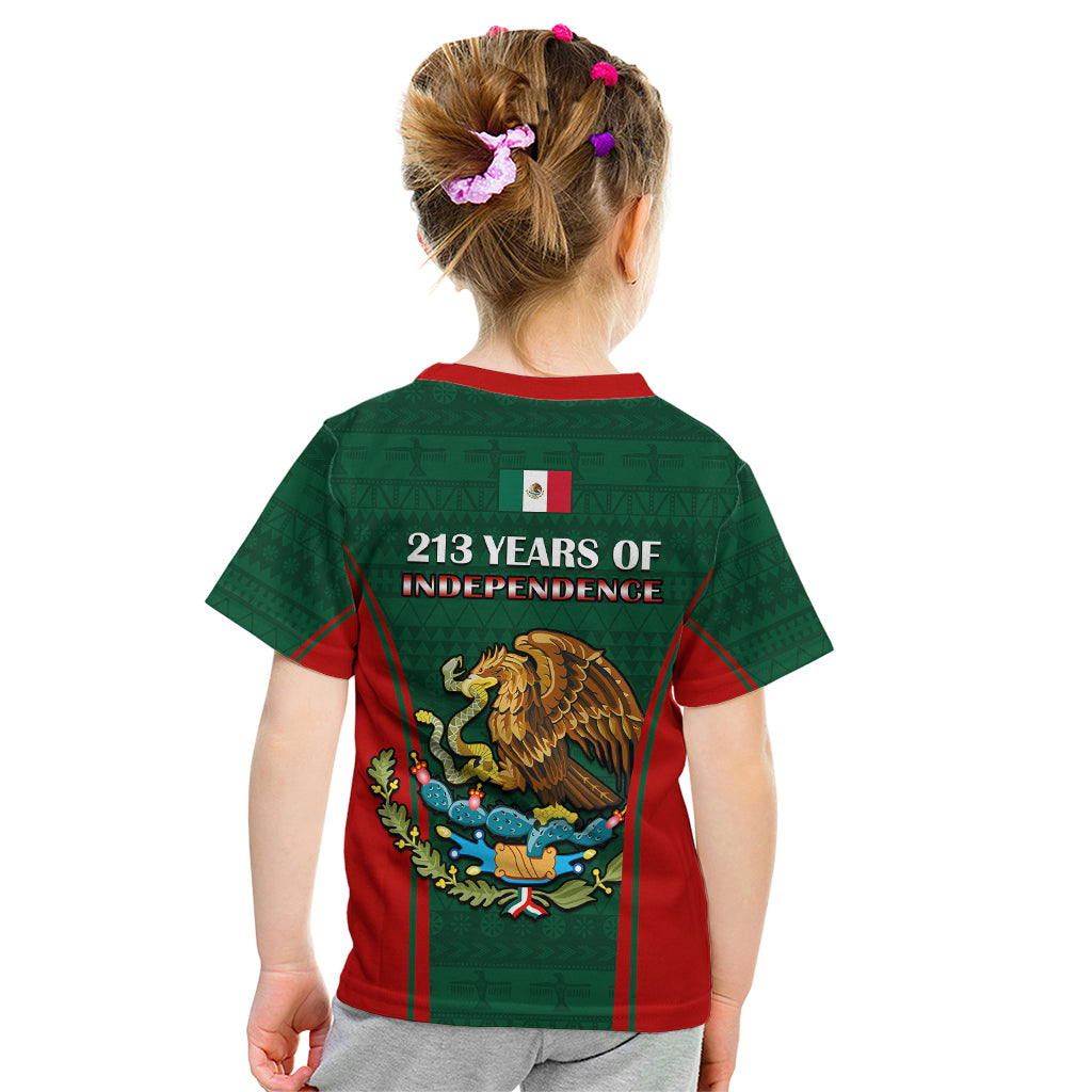 Mexico Independence Day Kid T Shirt Happy 213th Anniversary Mexican Proud - Wonder Print Shop