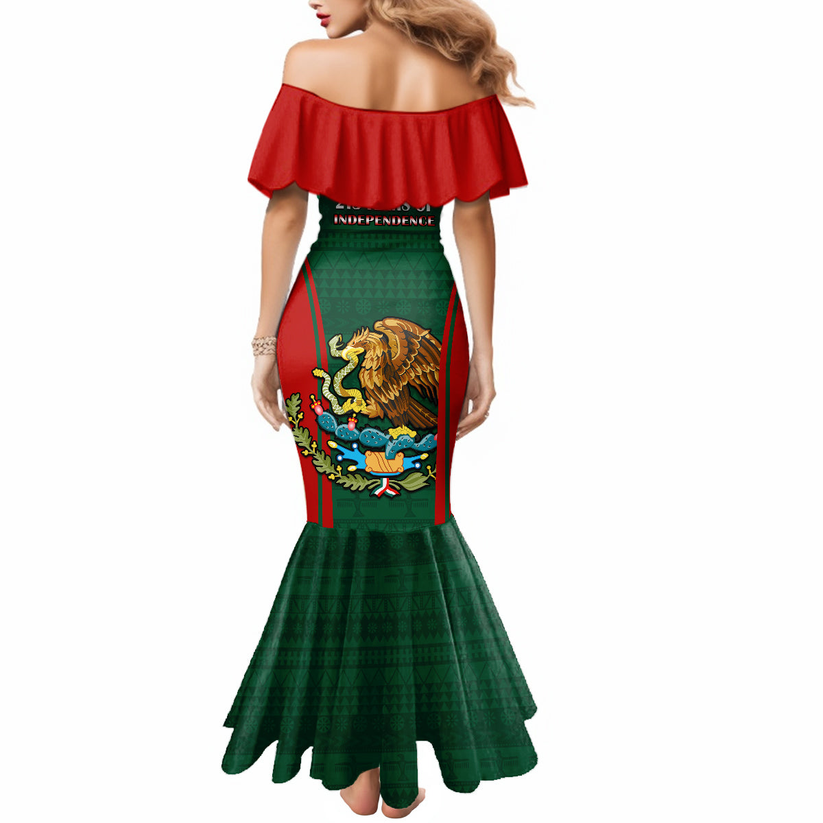 mermaid mexican dress Mexican Charro Mermaid Mexican Mermaid Wedding Dress Off-Shoulder Vintage Mermaid Mermaid Trumpet Wedding Dress With