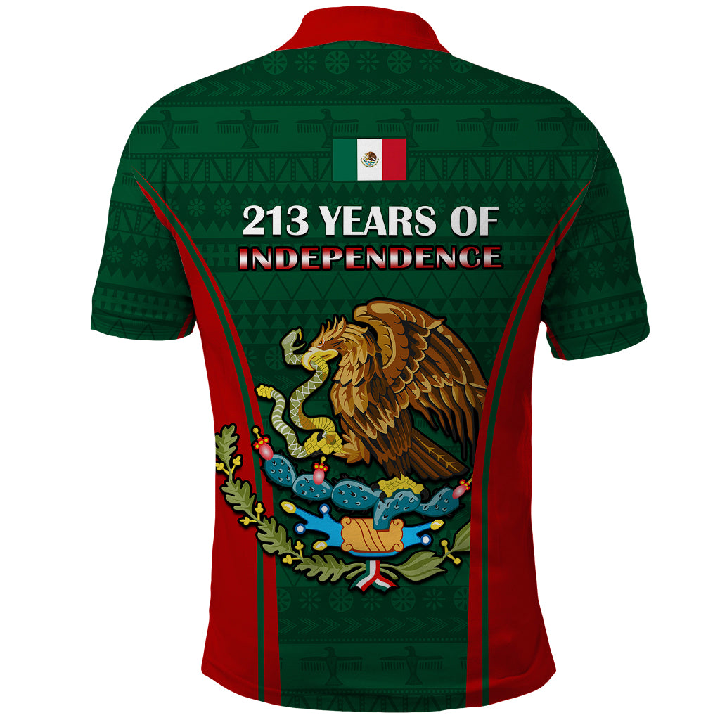 Mexico Independence Day Polo Shirt Happy 213th Anniversary Mexican Proud - Wonder Print Shop