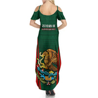 Mexico Independence Day Summer Maxi Dress Happy 213th Anniversary Mexican Proud - Wonder Print Shop