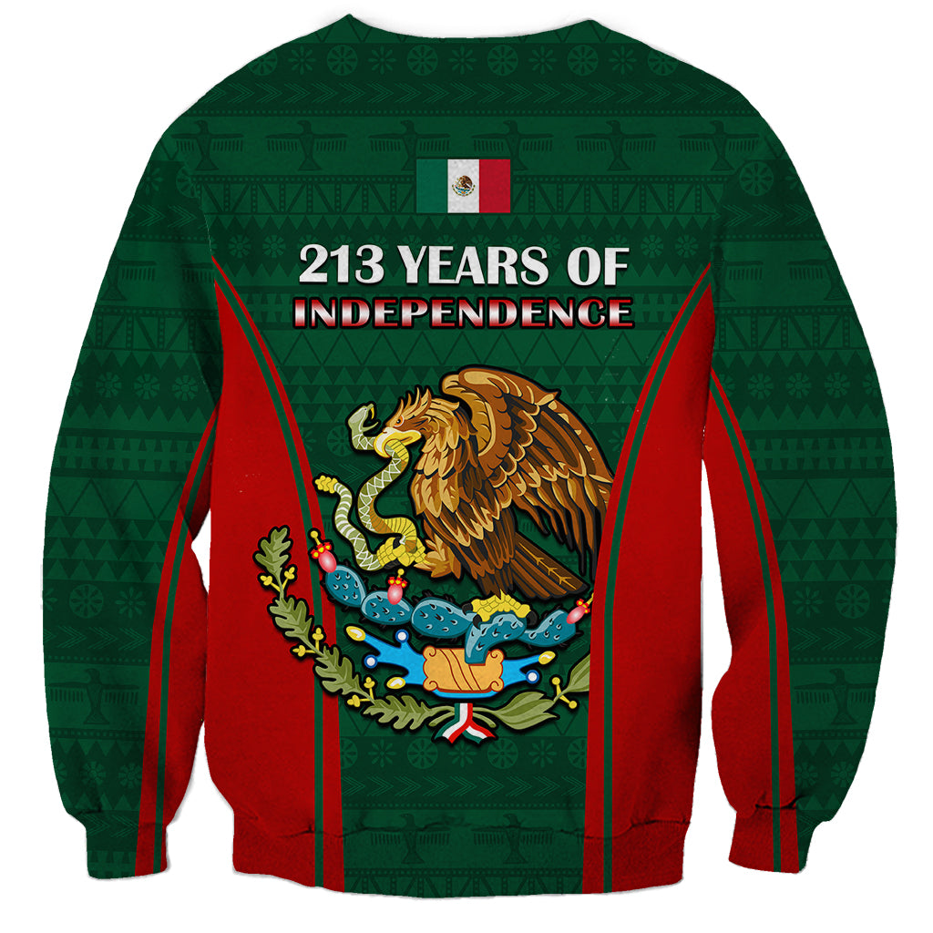 Mexico Independence Day Sweatshirt Happy 213th Anniversary Mexican Proud - Wonder Print Shop