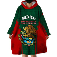 Mexico Independence Day Wearable Blanket Hoodie Happy 213th Anniversary Mexican Proud - Wonder Print Shop