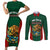 Custom Mexico Independence Day Couples Matching Short Sleeve Bodycon Dress and Long Sleeve Button Shirts Happy 213th Anniversary Mexican Proud - Wonder Print Shop