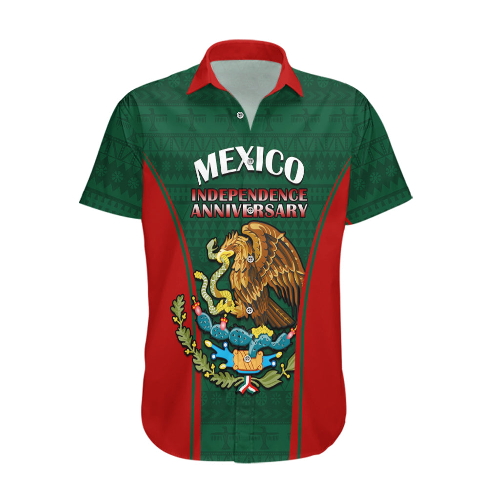 Custom Mexico Independence Day Hawaiian Shirt Happy 213th Anniversary Mexican Proud - Wonder Print Shop