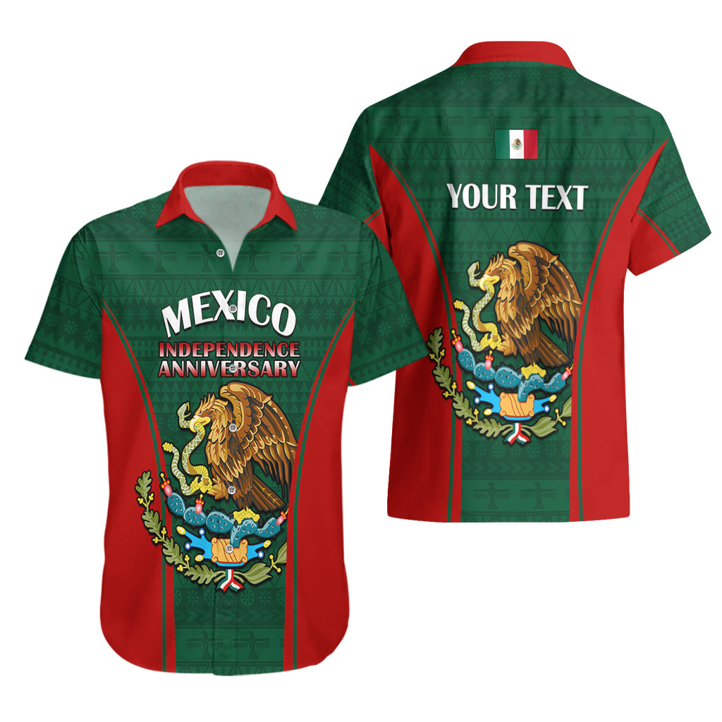 Custom Mexico Independence Day Hawaiian Shirt Happy 213th Anniversary Mexican Proud - Wonder Print Shop
