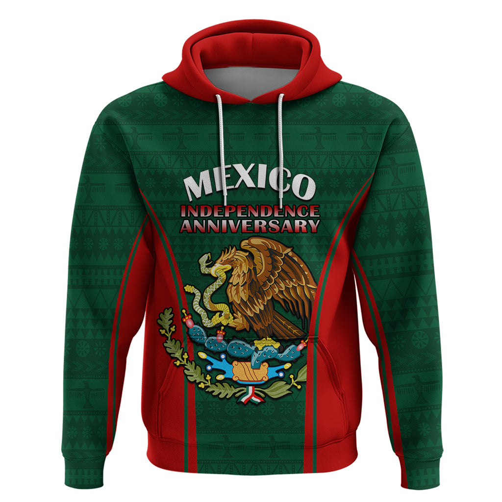 Custom Mexico Independence Day Hoodie Happy 213th Anniversary Mexican Proud - Wonder Print Shop