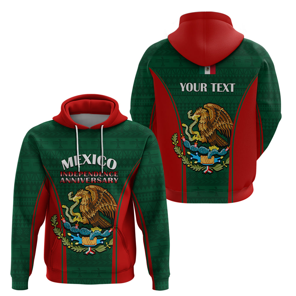 Custom Mexico Independence Day Hoodie Happy 213th Anniversary Mexican Proud - Wonder Print Shop