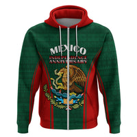 Custom Mexico Independence Day Hoodie Happy 213th Anniversary Mexican Proud - Wonder Print Shop