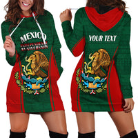 Custom Mexico Independence Day Hoodie Dress Happy 213th Anniversary Mexican Proud - Wonder Print Shop