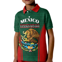 Custom Mexico Independence Day Kid Polo Shirt Happy 213th Anniversary Mexican Proud - Wonder Print Shop