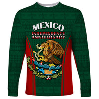 Custom Mexico Independence Day Long Sleeve Shirt Happy 213th Anniversary Mexican Proud - Wonder Print Shop