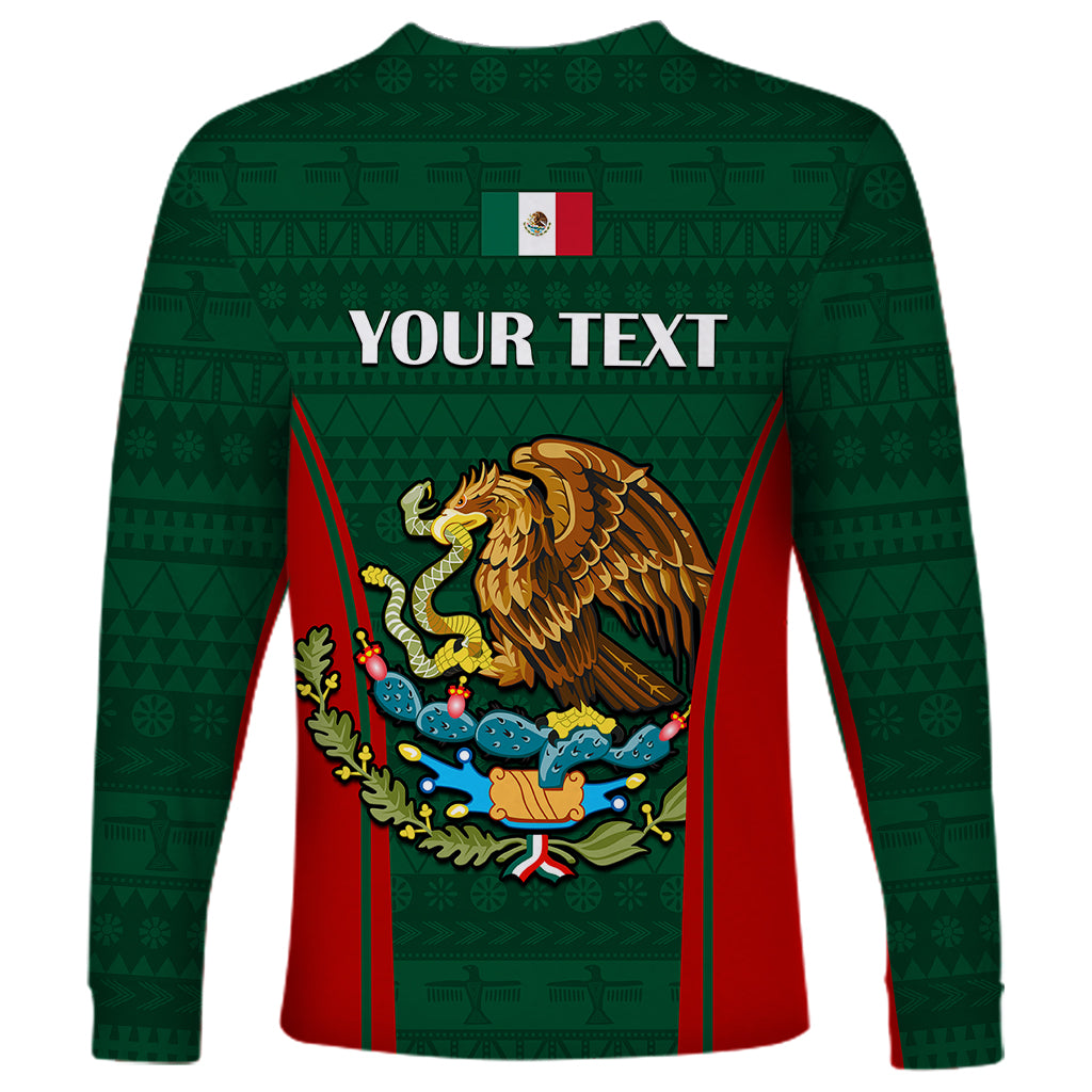 Custom Mexico Independence Day Long Sleeve Shirt Happy 213th Anniversary Mexican Proud - Wonder Print Shop