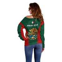Custom Mexico Independence Day Off Shoulder Sweater Happy 213th Anniversary Mexican Proud - Wonder Print Shop