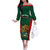 Custom Mexico Independence Day Off The Shoulder Long Sleeve Dress Happy 213th Anniversary Mexican Proud - Wonder Print Shop