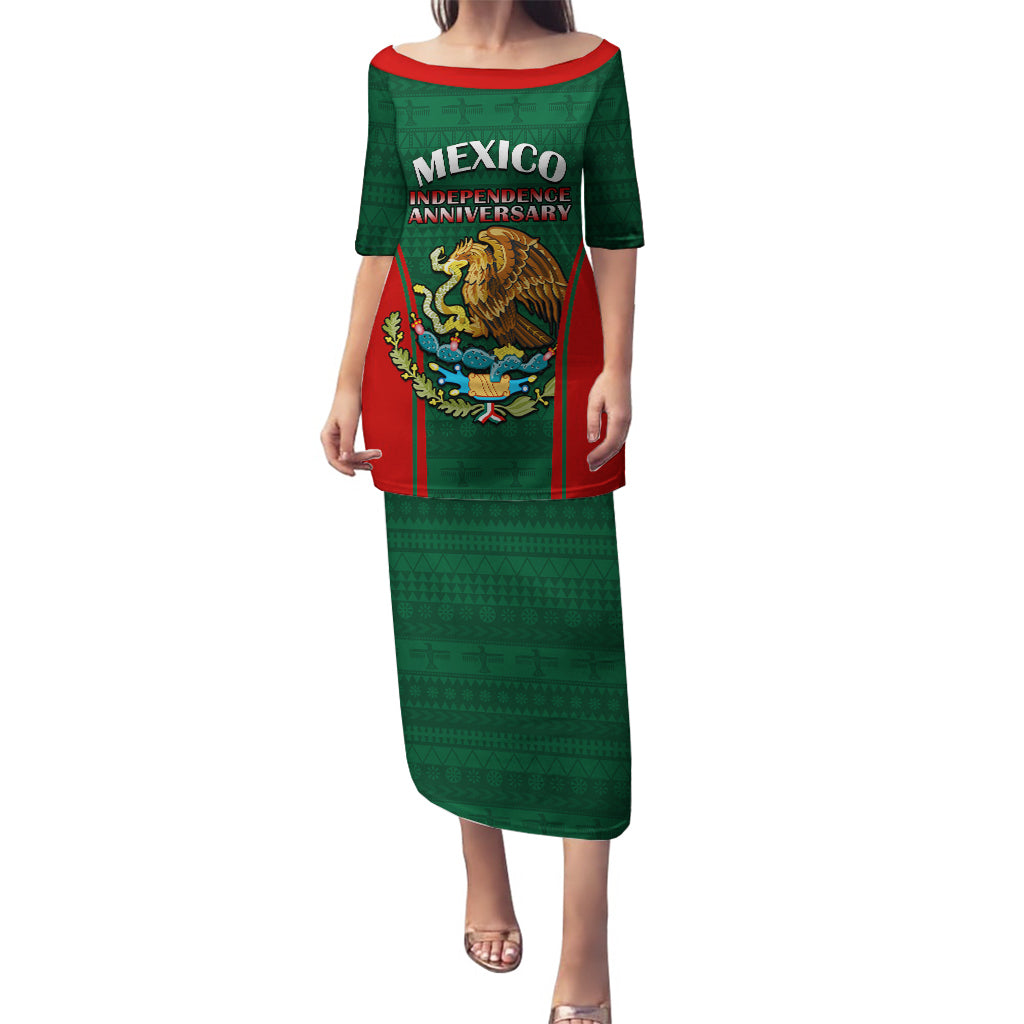 Custom Mexico Independence Day Puletasi Happy 213th Anniversary Mexican Proud - Wonder Print Shop
