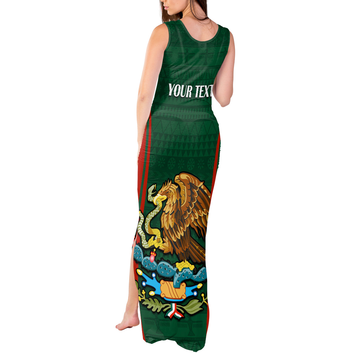Custom Mexico Independence Day Tank Maxi Dress Happy 213th Anniversary Mexican Proud - Wonder Print Shop