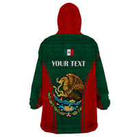 Custom Mexico Independence Day Wearable Blanket Hoodie Happy 213th Anniversary Mexican Proud - Wonder Print Shop