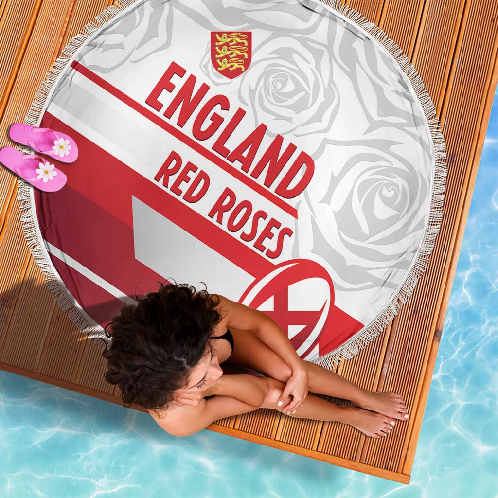 England Rugby Beach Blanket 2025 Come On Red Roses - Wonder Print Shop