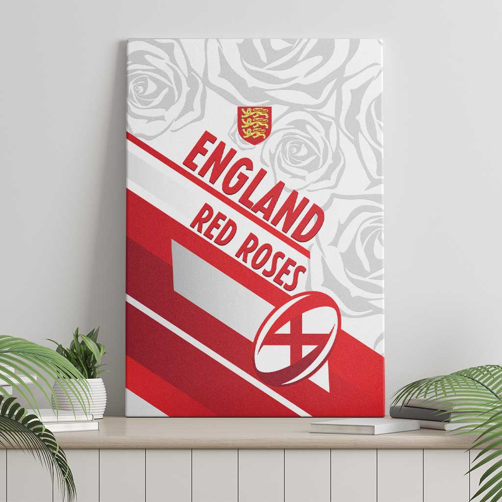 England Rugby Canvas Wall Art 2025 Come On Red Roses - Wonder Print Shop