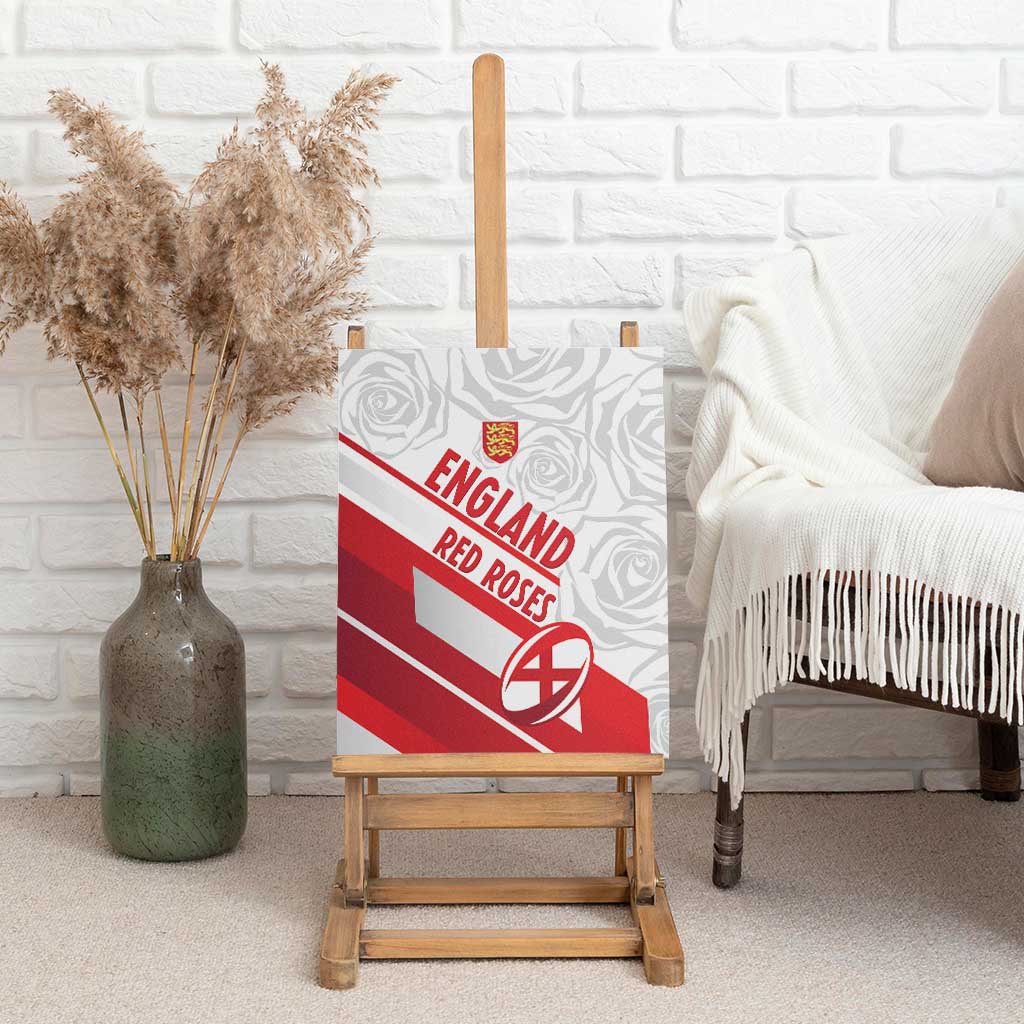 England Rugby Canvas Wall Art 2025 Come On Red Roses - Wonder Print Shop