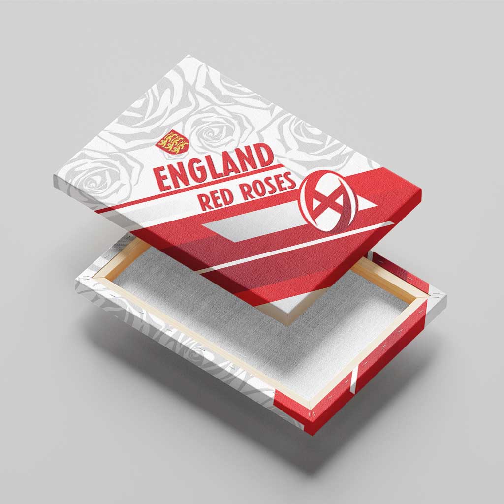 England Rugby Canvas Wall Art 2025 Come On Red Roses - Wonder Print Shop