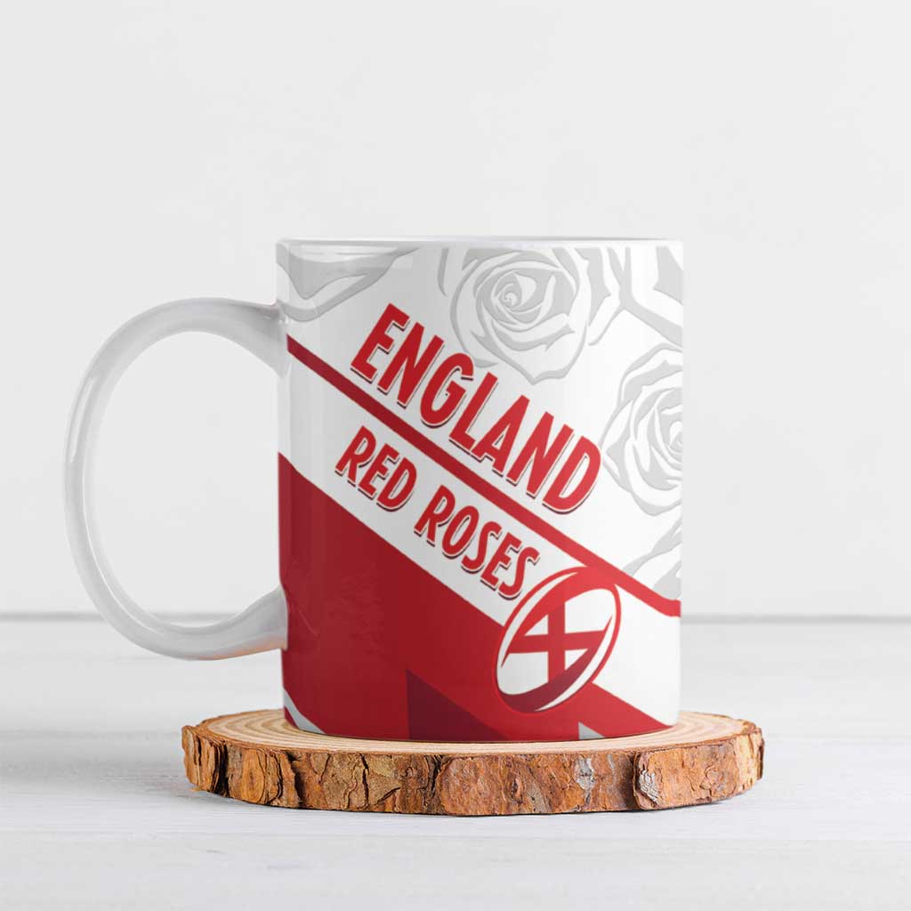 England Rugby Custom Ceramic Mug 2025 Come On Red Roses - Wonder Print Shop