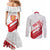 England Rugby Custom Couples Matching Mermaid Dress and Long Sleeve Button Shirt 2025 Come On Red Roses - Wonder Print Shop