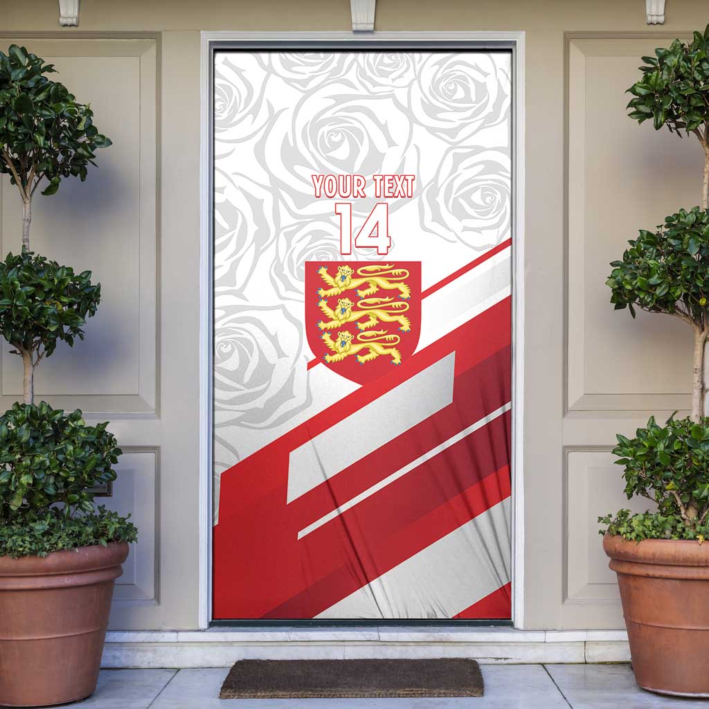 England Rugby Door Cover 2025 Come On Red Roses - Wonder Print Shop