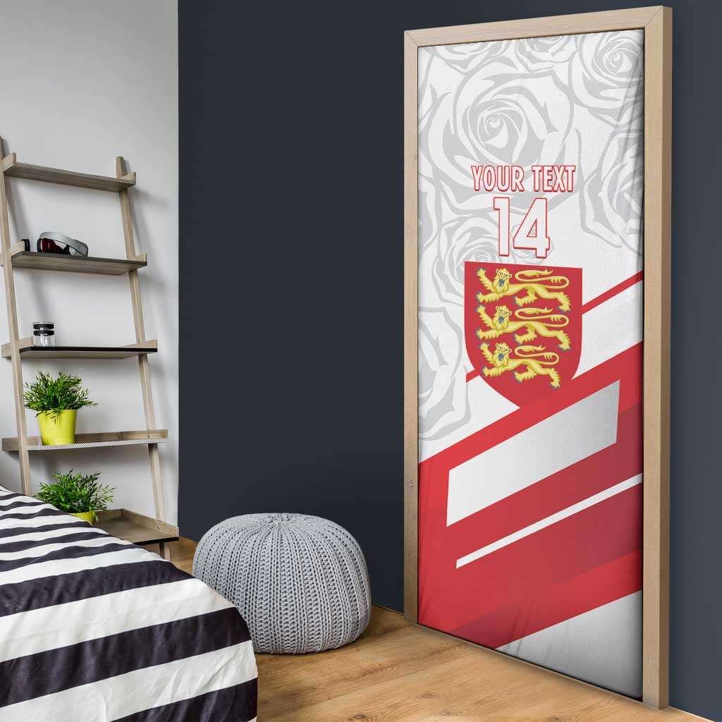 England Rugby Door Cover 2025 Come On Red Roses - Wonder Print Shop