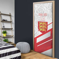 England Rugby Door Cover 2025 Come On Red Roses - Wonder Print Shop